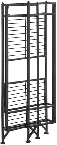 Miniatura 4 de Convenience Concepts Xtra - Soporte para plantas de almacenamiento, soporte organizador de estantería de metal plegable de 2 niveles, soportes