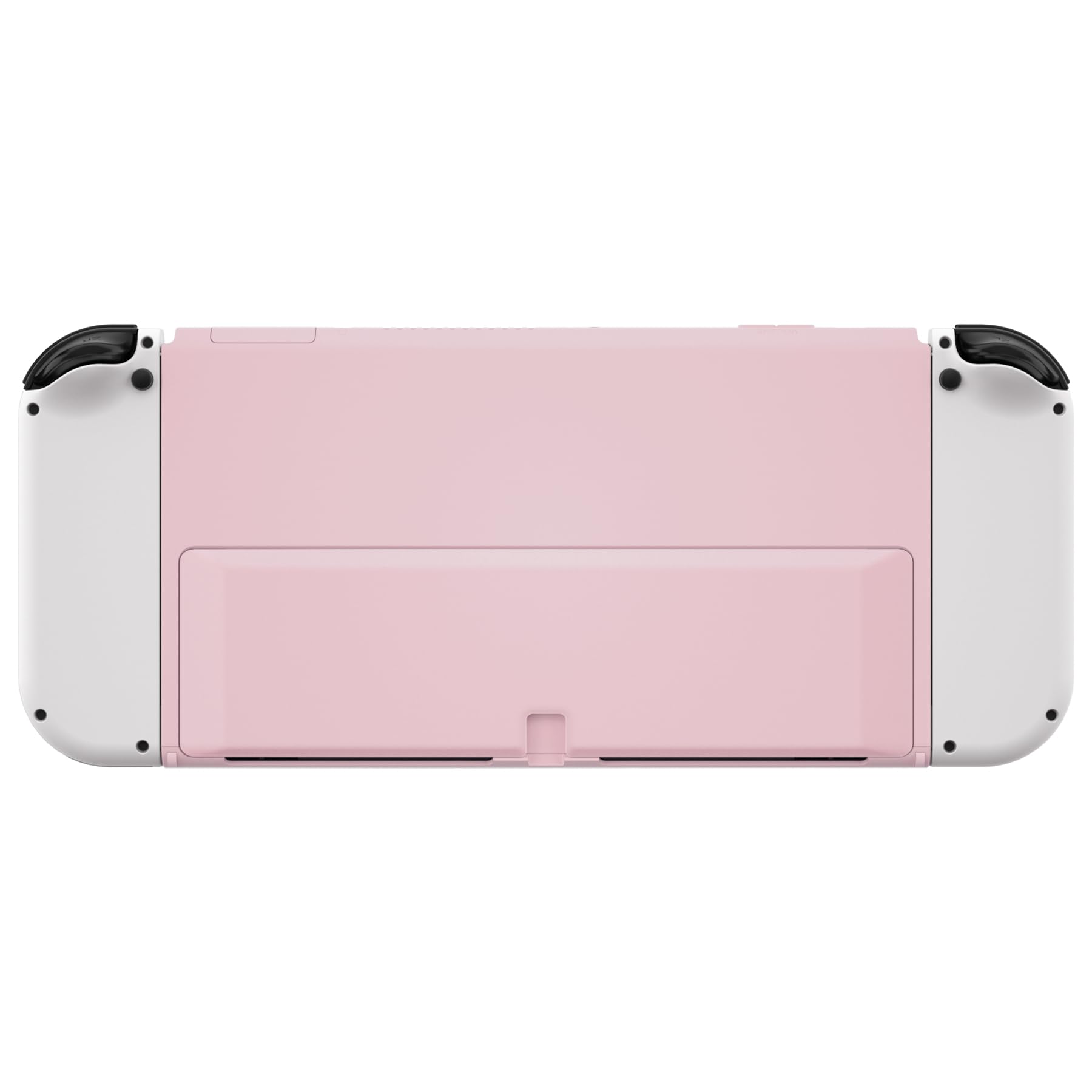eXtremeRate Coque Arrière de Replacement pour Nintendo Switch OLED Console, Coque Arrière Personnalisé avec Béquille pour Switch OLED, Coque Joycon Non Incluses, Rose Cerise