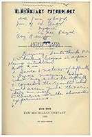 Elementary psychology, B000852T88 Book Cover