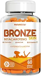Bronze Skin - Betacaroteno 500mg 60 Cápsulas - Natunéctar