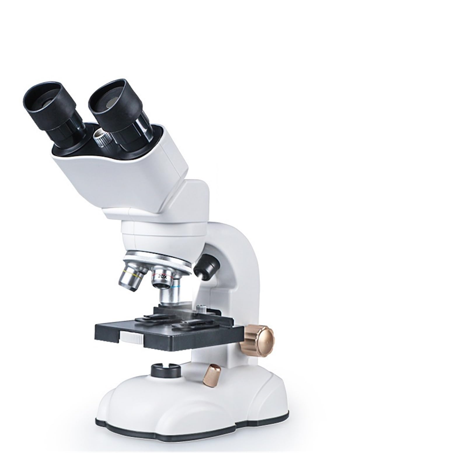 Binocular Compound Microscope Kit Professional Microscopes, with Up and Down Dual Light Sources, for Lab Portable microscopes