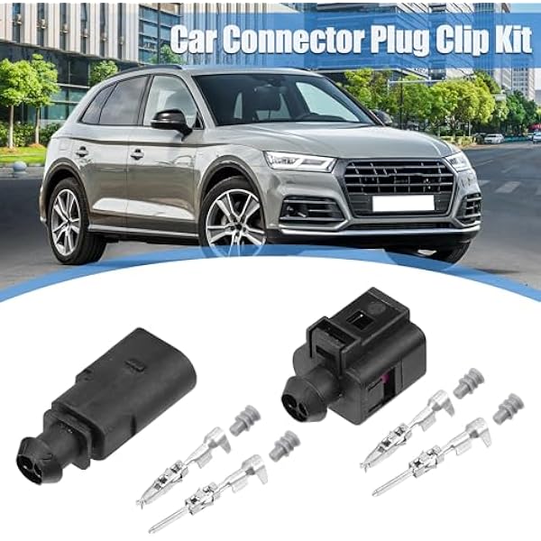 QUARKZMAN 1 комплект из 2 разъемов мужской и женский для VW 1J0973802 1J0973702