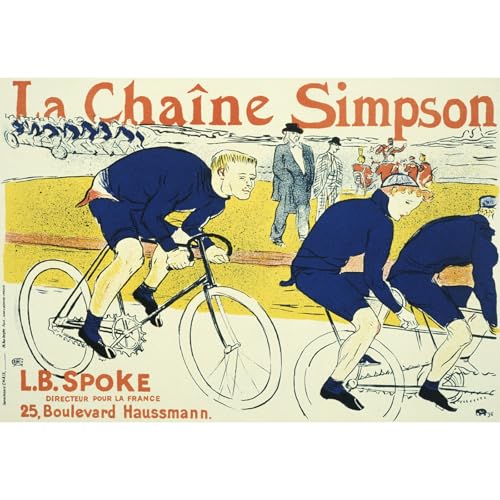 Impression giclée La chaîne Simpson art mural de qualité galerie en 76x101cm
