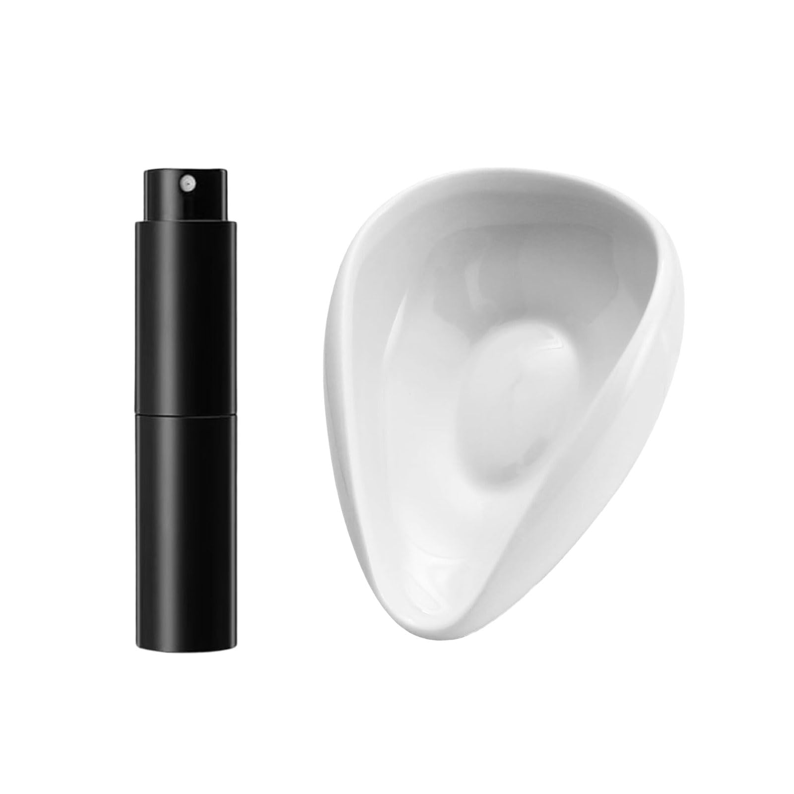 Tsophreniq Professional Coffee Scoops Tray Ceramic Construction Equipment for Accurate Measurement in Kitchen or Cafes Ceramic Spoon