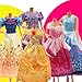ZTWEDEN Classic Princess Dress for 11.5 inch Girl Dolls Wedding Party Dresses Gown for 30cm Girl Doll (6 Styles)