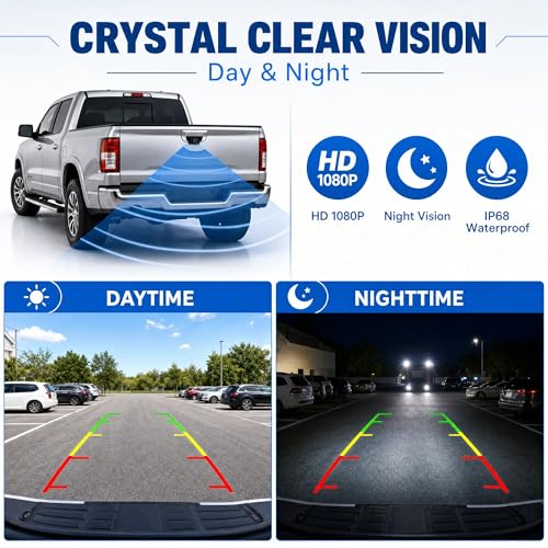 Image of No. 56038990AA Rear View Backup Reverse Parking Camera /Rear View Camera | Compatible with Dodge Dart Fits 2013 2014 2015 2016 okostyo Park Assist Camera - Rear OEM Part Number# 1WY78GW7AA 56038-990AA