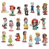 Disney Store Official Princess Mega Figurine Playset, Animators Collection, 20 Pc., Includes Elsa, Rapunzel, Belle, Aurora, Anna, Kristoff, Ariel, Moana & More, Toys Suitable for Ages 3+
