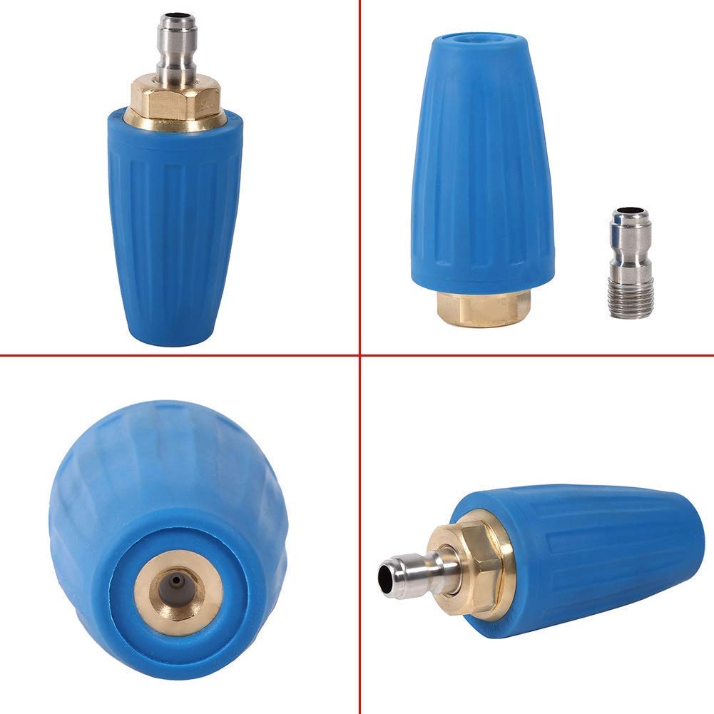 3000 psi rotante spray TURBO ugello per idropulitrice ad alta pressione pulitore pistola di 1/10,2 cm Quick Connect