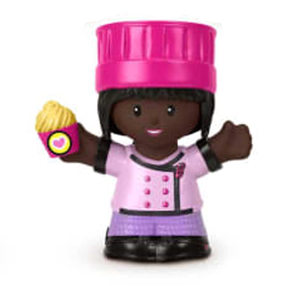 Ele ToysReplacement Part for Fisher-Price Little People Playset - Replacement Female Chef / Baker Figure ~ Inspired by Barbie You Can Be Anything