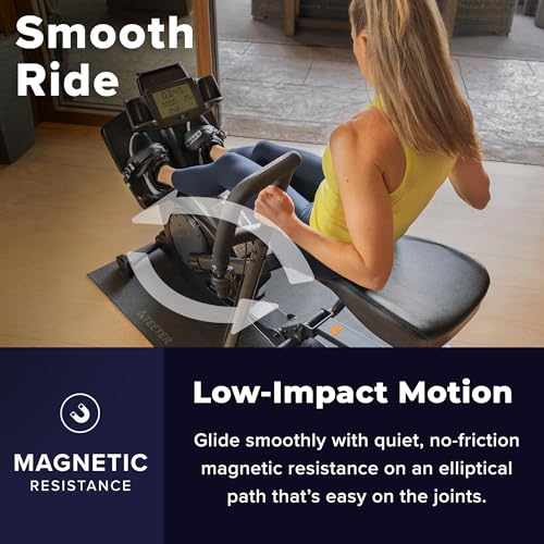 Image of Teeter Power10 Rower with 2-Way Magnetic Resistance Elliptical Motion - Indoor Rowing Machine w /HRM Connectivity, Teeter Move App - Free Classes & Coaching