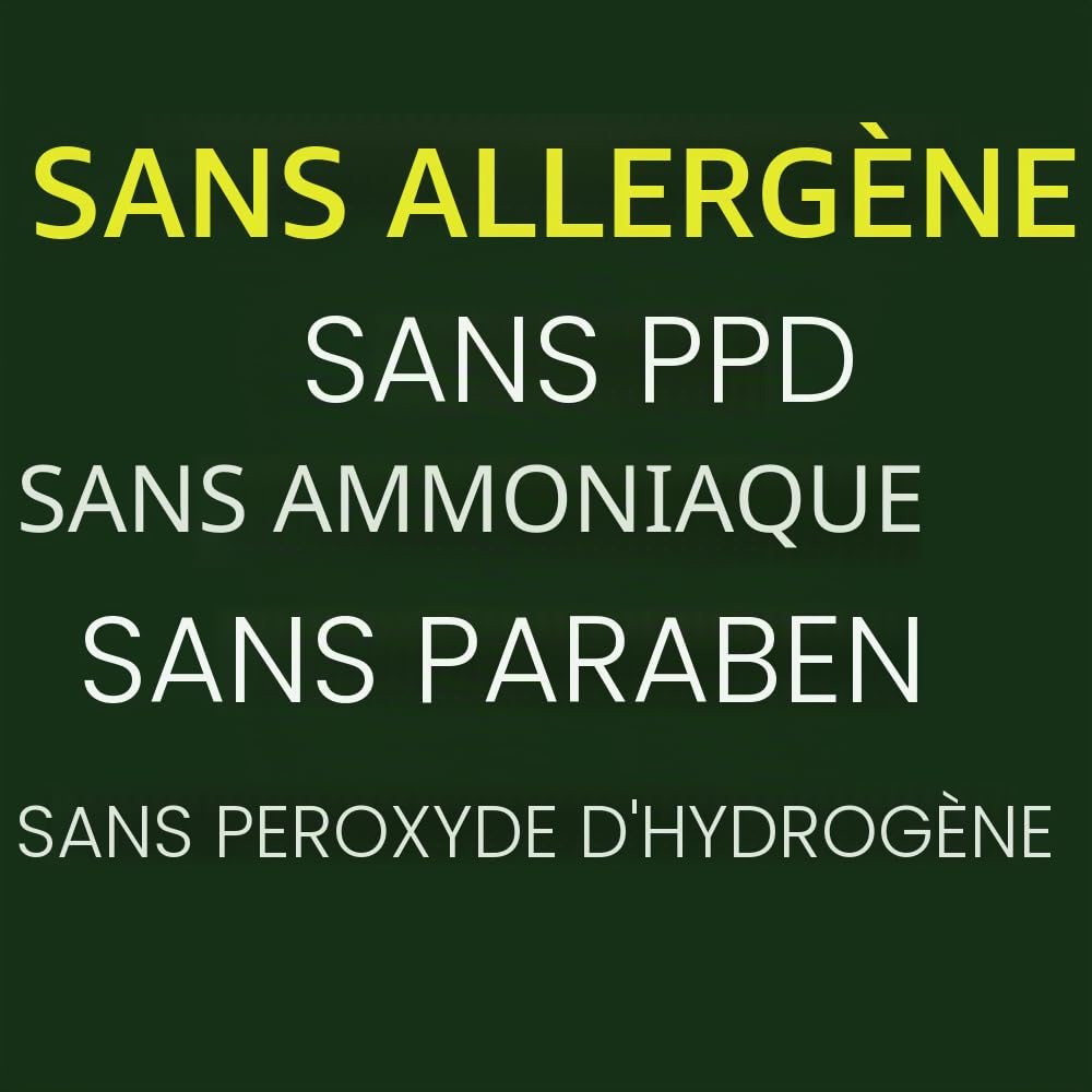 Teinture pour Moustache et Barbe Sans PPD ni Ammoniaque, Ingrédients Végétaliens Naturels, Sans Odeur, Sans Irritations Cutanées pour Peau Sensible – Noir Naturel.