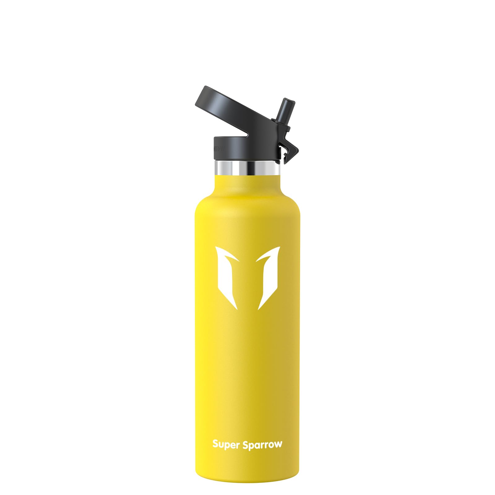 Super Sparrow Borraccia Termica, Acciaio Inox Bottiglia Termica - 350ml, 500ml, 750ml, 1L - Senza BPA Borracce, Borraccia Bambini per Scuola, Sport, Campeggio, Yoga, Palestra, Ciclismo