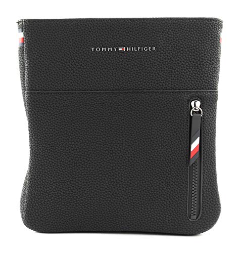 Tommy Hilfiger Essential Crossover, Besace homme, Noir (Black), 23x25.5x3cm