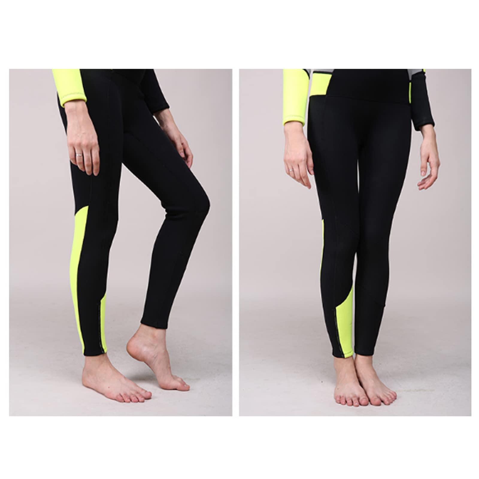 Mute da Donna Muta in Neoprene Ultra Elasticizzato da 3 Mm Tuta da Sub per Tutto Il Corpo con Zip sul Retro Caldo Invernale per Lo Snorkeling, Le Immersioni Subacquee, Il Nuoto