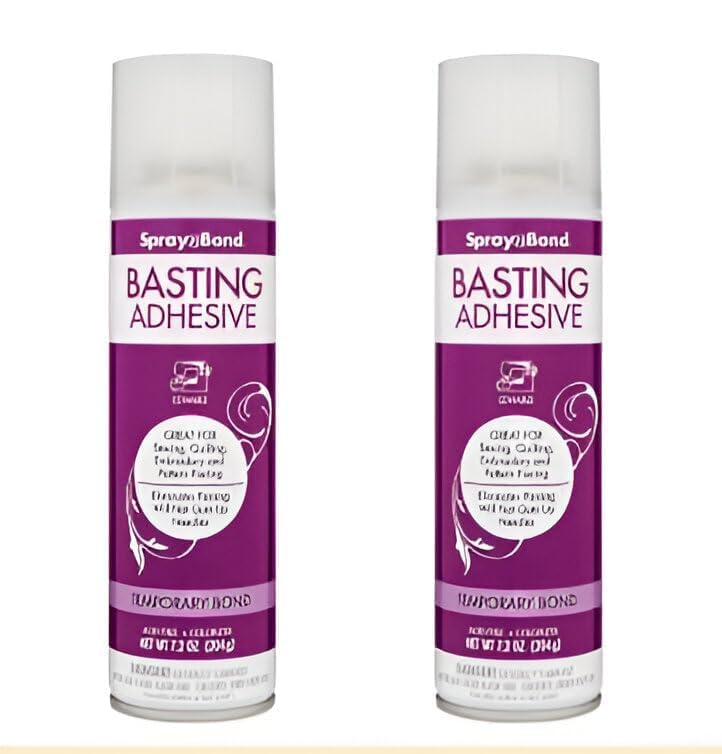 SpraynBond Basting Adhesive Fabric Spray, 7.2 oz. (Pack of 2)