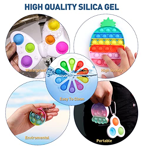Besnel 23Pcs Fidget Toy, Sensory Toy Set With Pop Bubble, Cube Toy, Anxiety Relief Squeeze Toys, For Kids Adults Anxiety And Stress Relief Gifts #TOP2