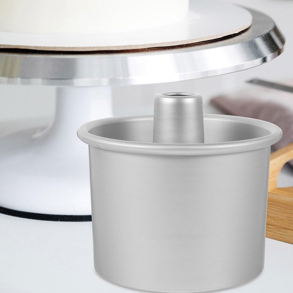 7.67 Inch Round Cake Pan with Removable Bottom Aluminum Alloy Oven Safe Baking Mold for Home and Professional Cheesecake Chiffon Mousse Baking