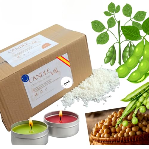 CANDLEVAL LOW MELT SOY WAX 48/52 (SOY WAX LOW MELT POINT, 500 GR)