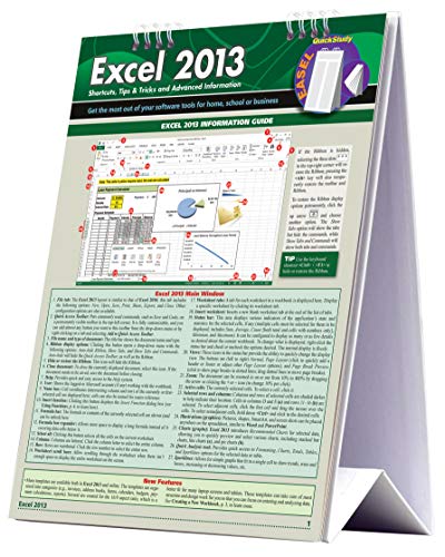 Excel 2013 (Quick Study Easel)