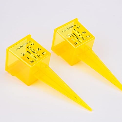Miniatura 6 de ZORZA Medidor de lluvia para exteriores, medidor de lluvia de plástico transparente, herramienta de medición de lluvia de 1.5 pulgadas de ancho,