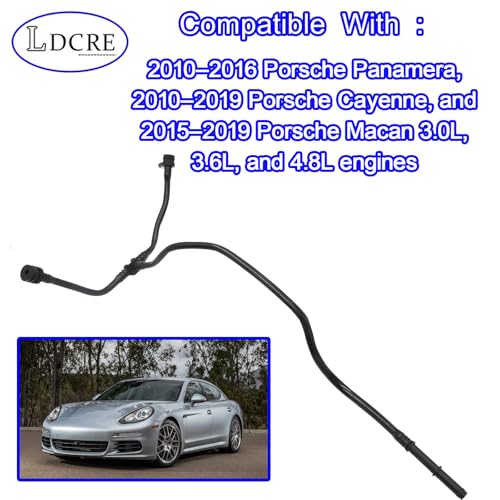 Coolant Vent Breather Hose Line 94610602660 Compatible with Porsche Panamera 2010-2016, Cayenne 2010-2019, Macan 2015-2019, Engine 3.0L 3.6L 4.8L, Replaces 946 106 026 60 by LDCRE - Image 4