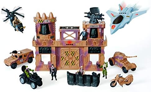 True Heroes Deluxe Military Base Playset, AD20159