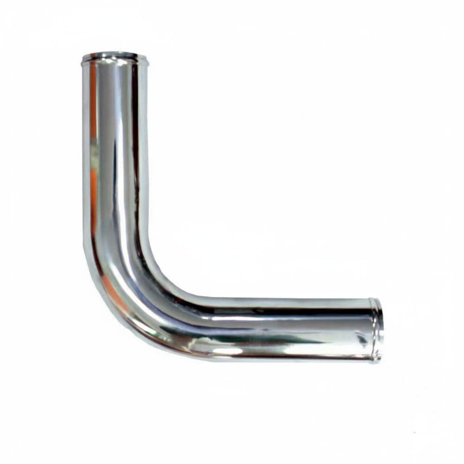 500 Mm Length Car Intake Aluminum Pipe Polished Finish Aluminum Intercooler Pipe Bead Rolled Turbo Intercooler Tube Rust-Resistant for Engine Bay, 63MM, 90 Degree-image-4