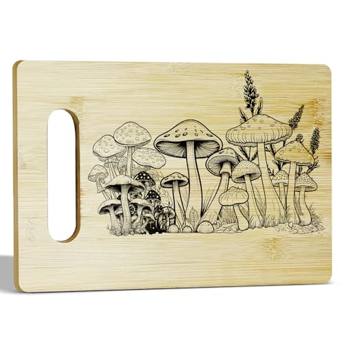 Tabla de Cortar de Bambú Rectangular 29.97x20.07 cm miniatura 1