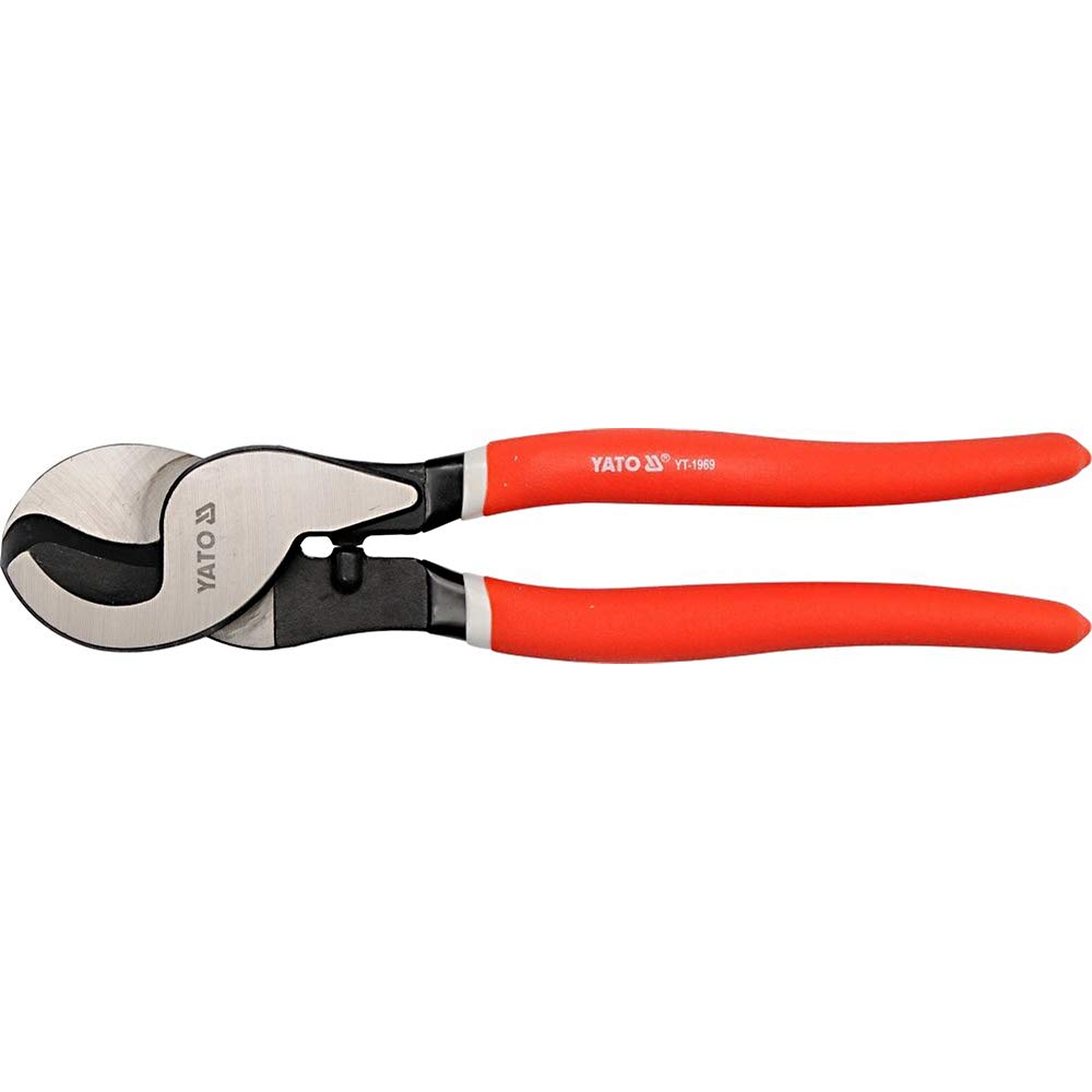Yato YT-1969 Heavy Duty Cable Cutter|Cable Cutter Tools|Insulated|Cutting Copper and Aluminium Wires|Crimping Tool|Pliers|Power Tools|Industrial Tools|Stripping Crimper|Hand Tool|Wire Cutter
