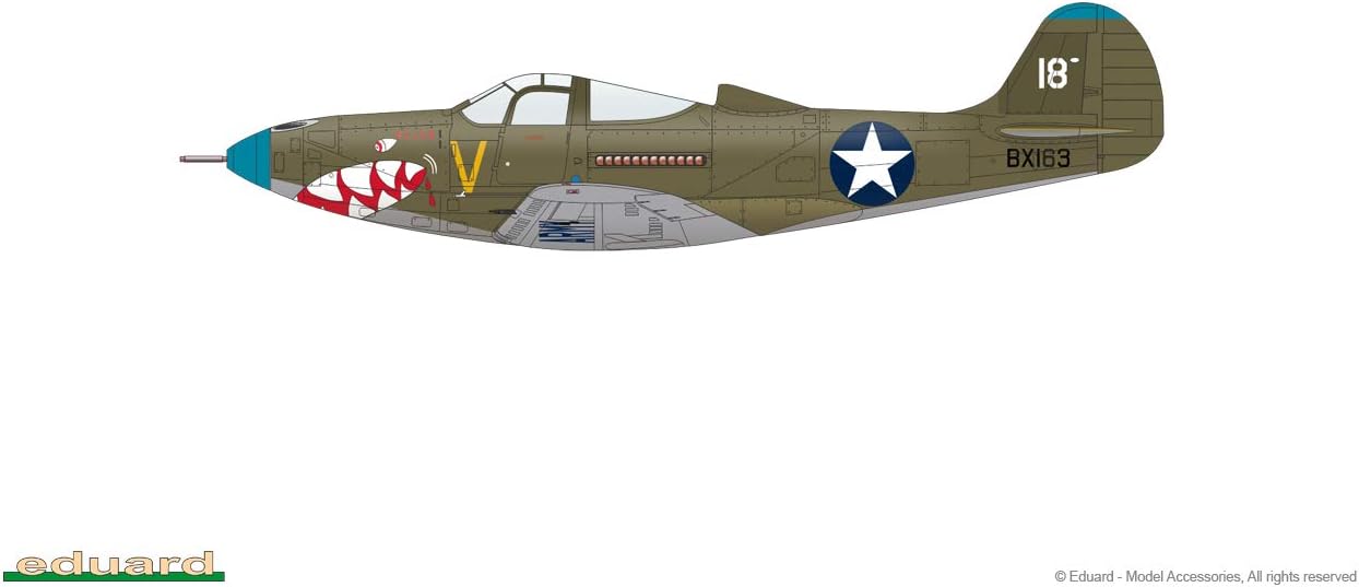 Eduard EDK8092 1:48 Profipack-P-400 Model Kit, Various