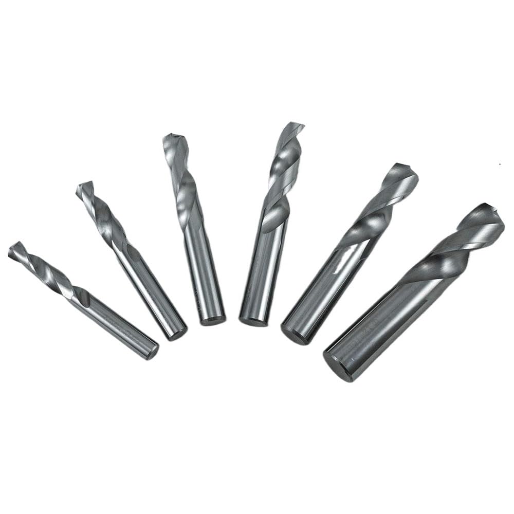 Forets hélicoïdaux en carbure monobloc, tige droite ronde de 0,5 à 7 mm, for acier inoxydable, acier trempé, fonte(2.0mm 10pc)