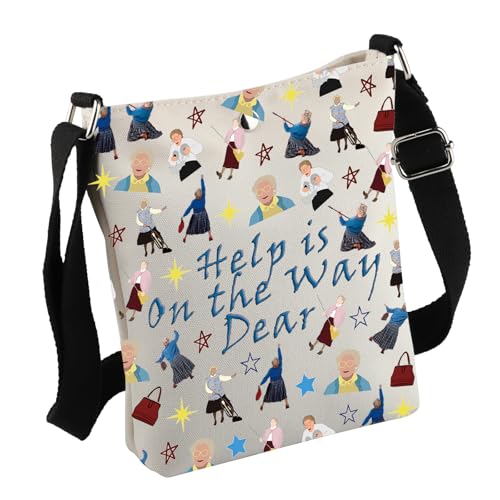 Sac à bandoulière Mrs. Doubtfire pour fans du film culte avec motif imprimé unique