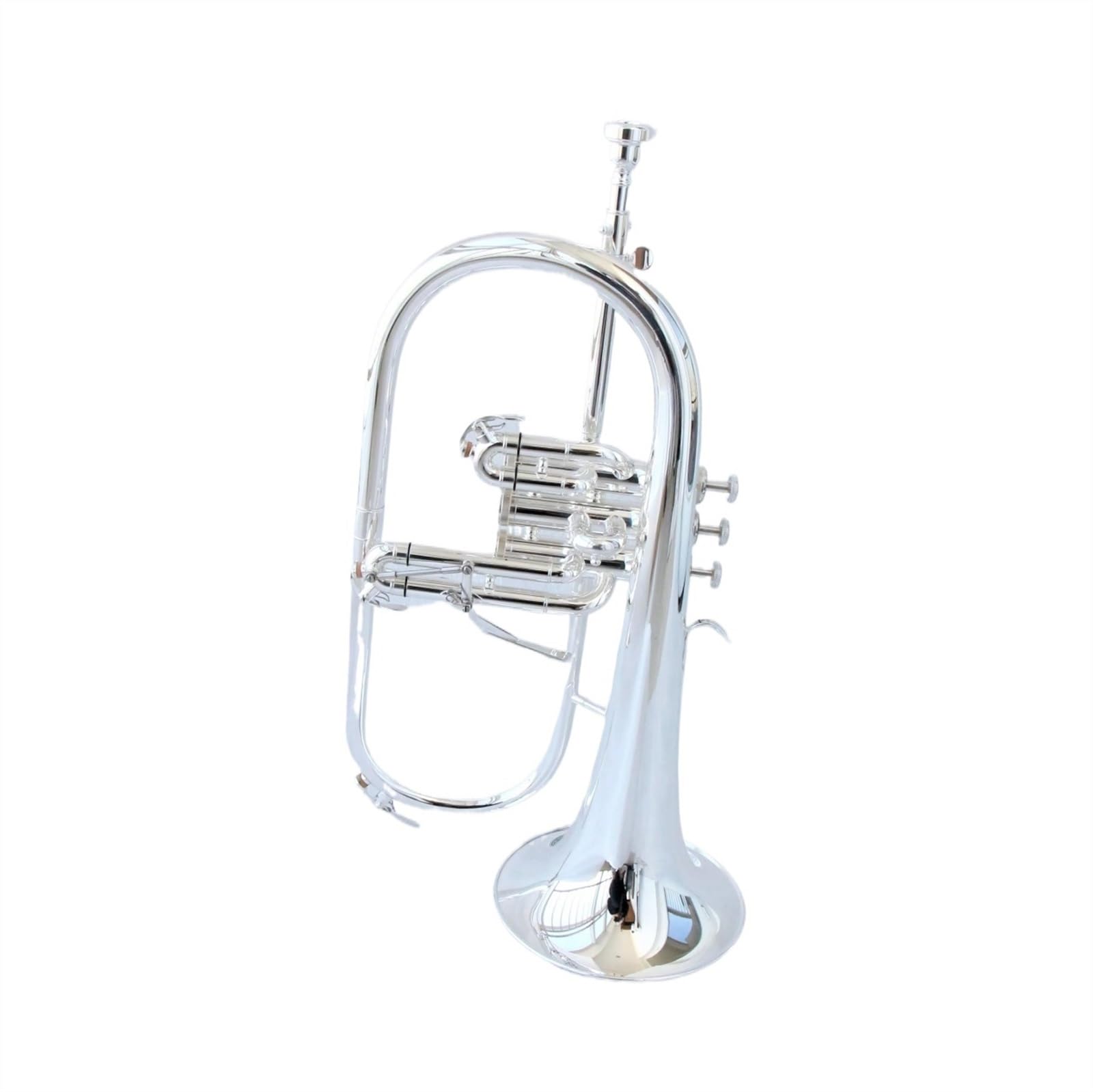 trompeta instrumento musical Trompeta Profesional De Gama Alta Sib Plateada Si Bemol