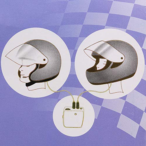 Loijon Capacete da motocicleta fone de ouvido 2 way interfone para moto motocicleta capacete interfo