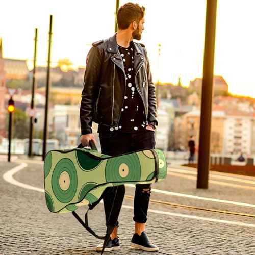 Sac guitare acoustique vert imperméable 42.9x16.9x4.7 in - 6