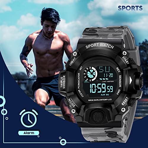 Image of ASGARD Multi Functional Sports Digital Multicolor Dial Men's Watch