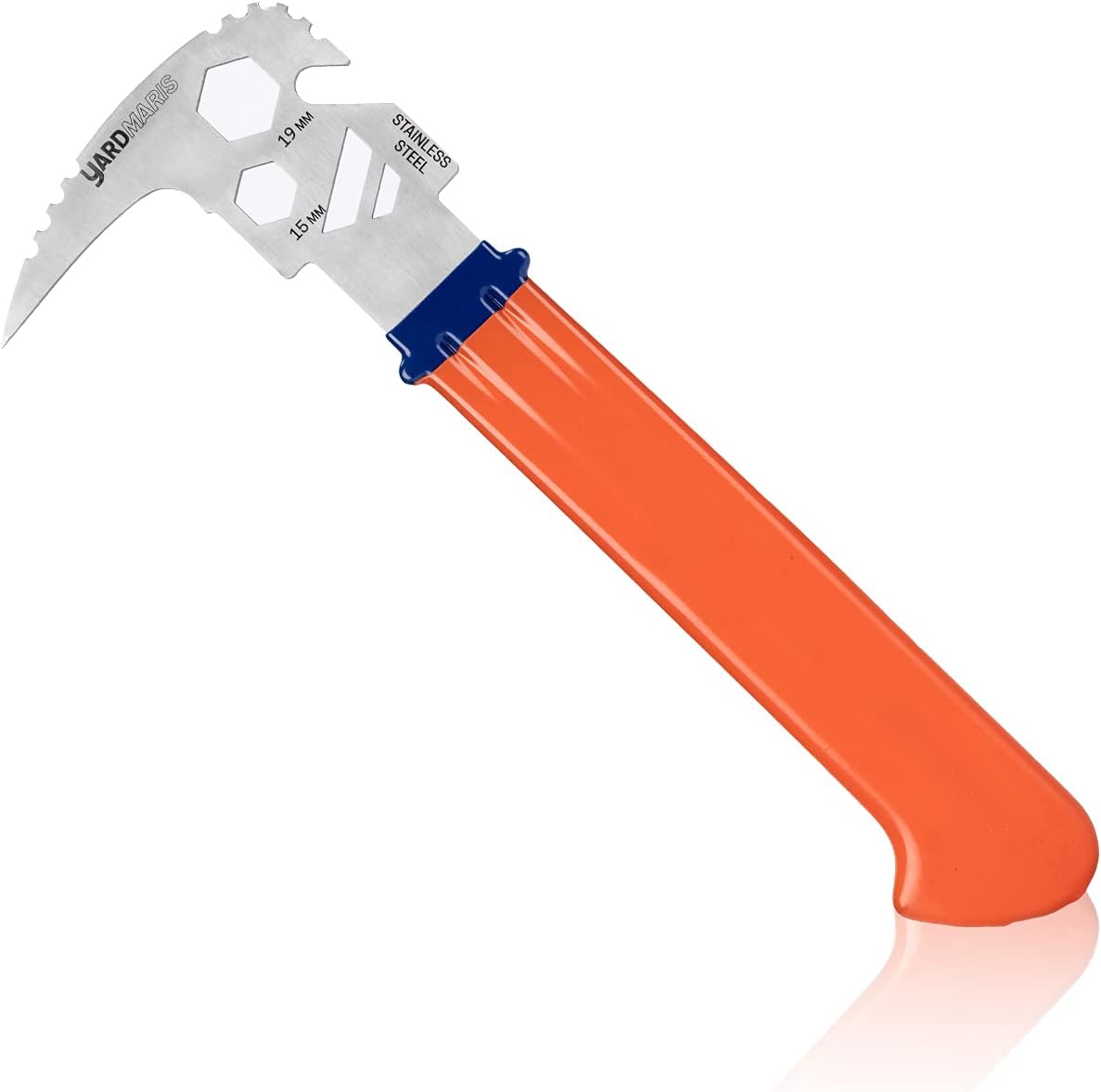 YARDMARISHookaroon 13.5 Inch Stainless Steel Pickaroon for Log Pulling and Moving Wood Firewood Tool