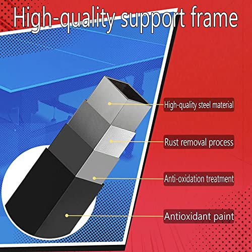 Tischtennisplatte, hochdichte Faser, Cricket-Tischplatte, faltbar, starke Tragfähigkeit, geeignet für Fitnessstudio/Büro/Club, Tischtennis usw – Bild 6