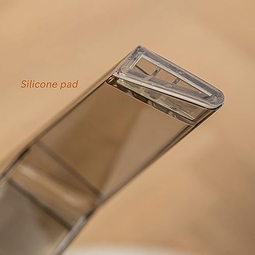 Miniatura 5 de Taburetes para adultos, escalera transparente, multifuncional, plegable, acrílico, taburete plegable para el hogar, escalera escalera, escalera