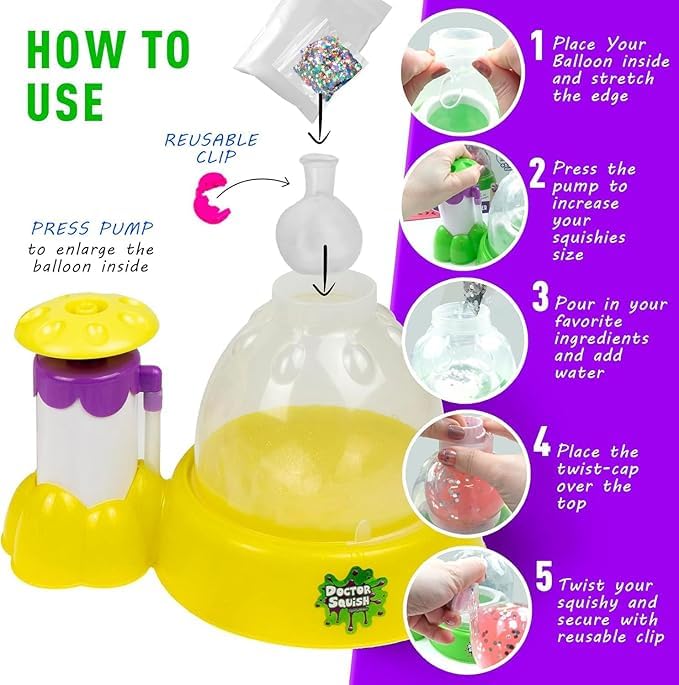 Doctor Squish – Station De Création De Squishy – Exclusivité Amazon – Dès 8 Ans