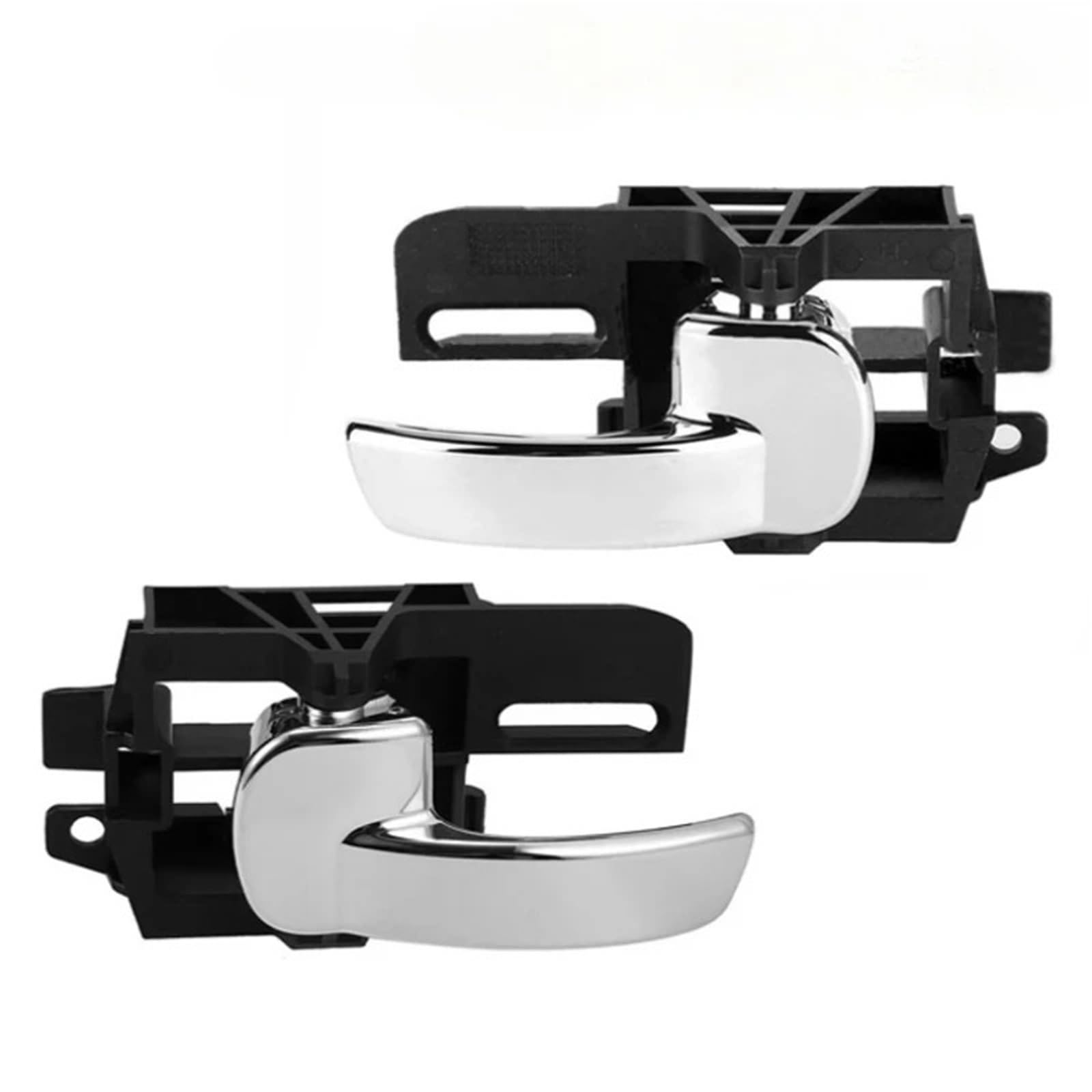 Ouokchm Car Interior Door Handle for Nissan for Qashqai J10 2007-2013 80670-JD00E Car Inner Handle Left Right Interior Door(1Pair)