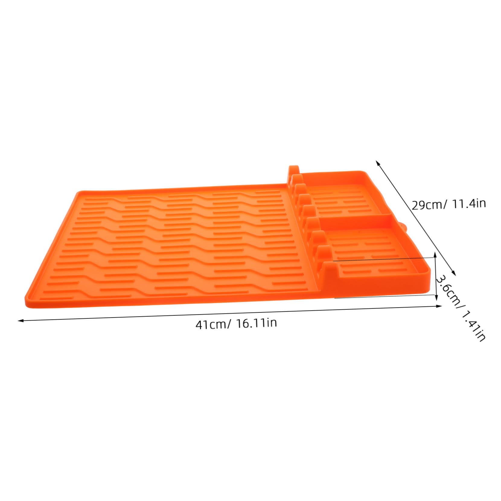 SUPVOX Silicone Placemat Spatula Mat for Outdoor Use Rest Your Utensils on Heat Resistant Mat Kitchen Pad for Cooking
