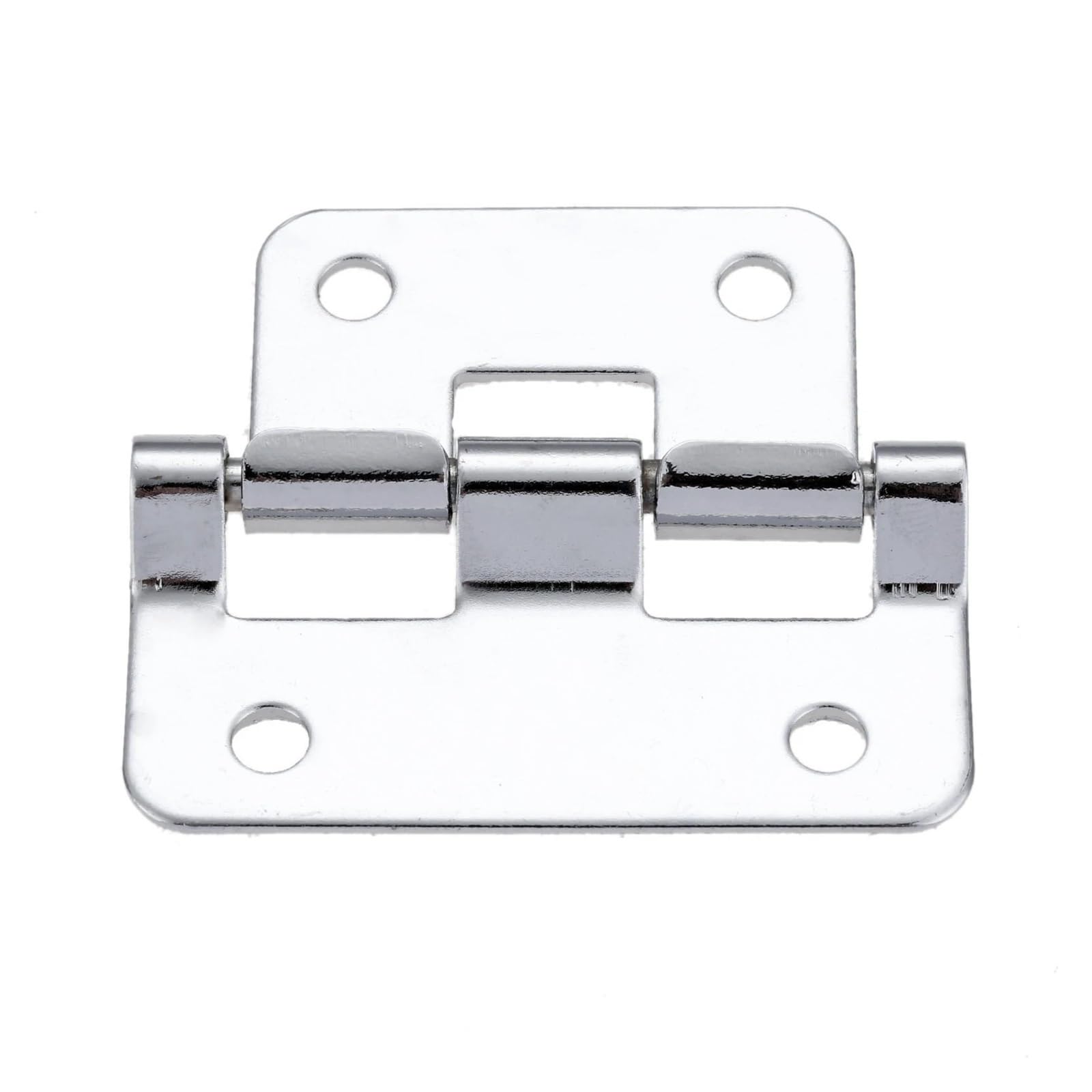 Charnière en aluminium fendu 58x51mm pour finition soignée de coffret haut de gamme