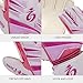 Linkidea Youth Soccer Gloves, Size 6 Goalkeeper Gloves with Anti-Slip Latex Palms Fits Kids Youth, Durable Finger Saves Goalie Gloves for Game or Training (Pink)