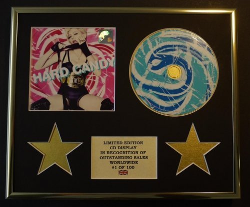 MADONNA/CD DISPLAY/LIMITED EDITION/COA/HARD CANDY