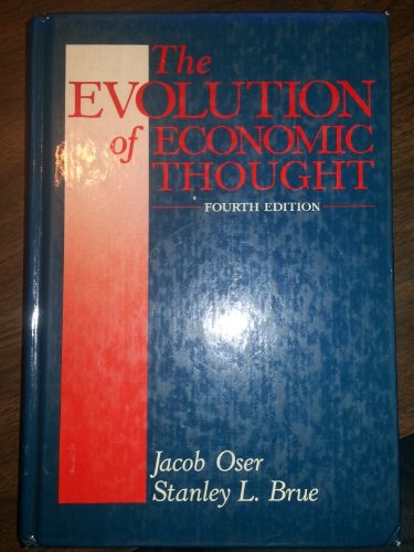 The Evolution of Economic Thought 0155250035 Book Cover