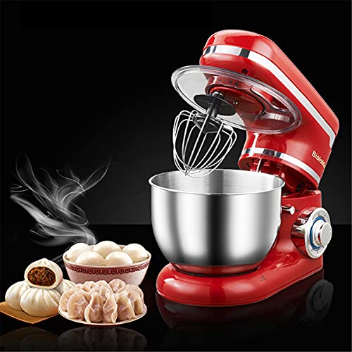 HIZQ Küchenmaschine Knetmaschine Stand Mixer Leistungsstark, Leise Und Multifunktional, Metallgehäuse Inkl. 4 L… – Bild 3
