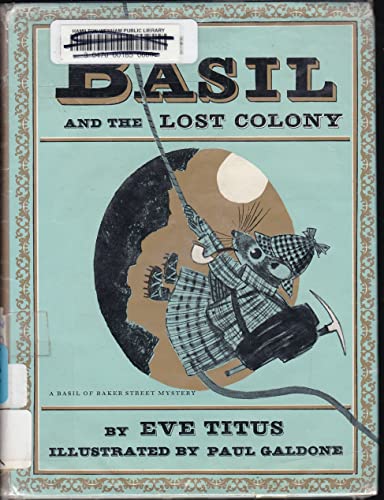 Basil and the Lost Colony, A Basil of Baker Str... B0007DVLZI Book Cover