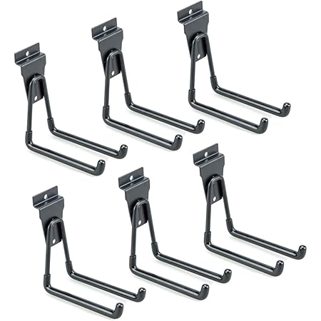 PYBTOOL 12Pack Slatwall Hooks Heavy Duty Slatwall Accessories