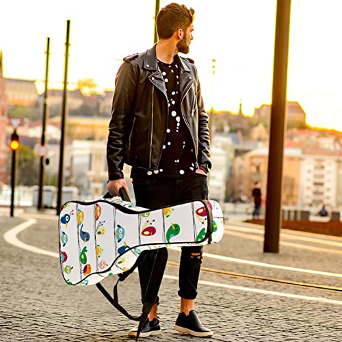 Cute Bees Full Size Guitar Case, rembourré de protection pour guitare acoustique classique, Multicolore 07, 42.9×16.9×4… - Les Beatles, Paul McCartney, John Lennon, RIngo Starr, George Harrison Cute Bees Full Size Guitar Case, rembourré de protection pour guitare acoustique classique, Multicolore 07, 42.9x16.9x4… – Image 7